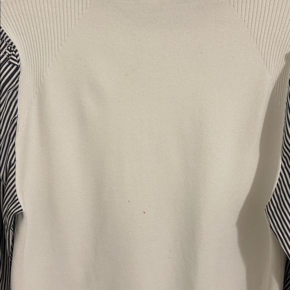 Veronica Beard Roy Mixed Media Sweater Size Large - Picture 11 of 14